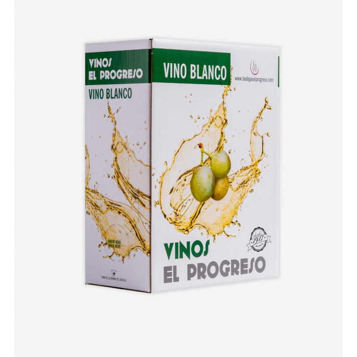 El Progreso Vino Blanco Bag in Box 3 L. (3 unidades)