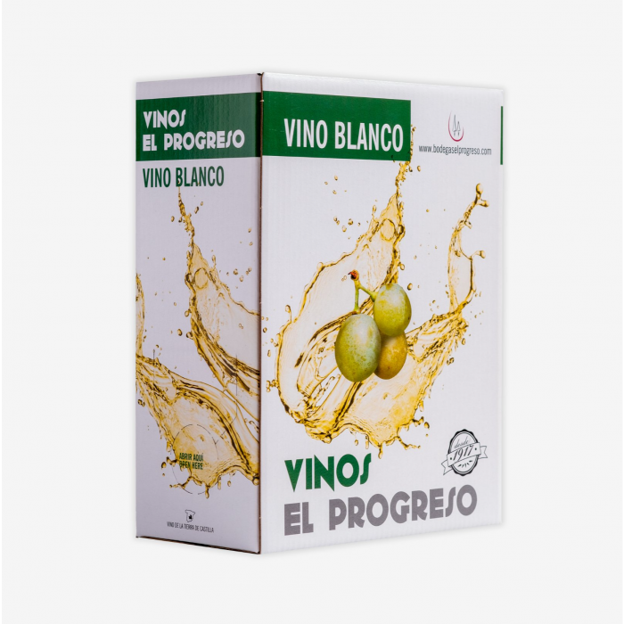 El Progreso Vino Blanco Bag in Box 5 litros (2 unidades)
