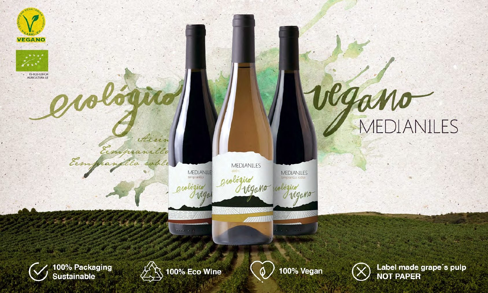 Nuestros vinos ecológicos ‘Medianiles’ consiguen dos Medallas de Oro en los International Organic Awards 2023 