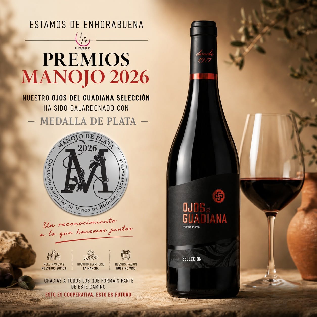 Seguimos cosechando premios y hemos conseguido tres medallas en los concursos Manojo y FERCAM 